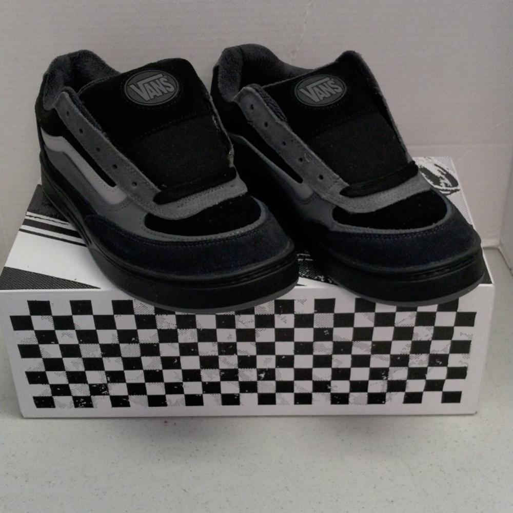 Vans Skate Estazzo Black/Charcoal - Picture 2 of 8